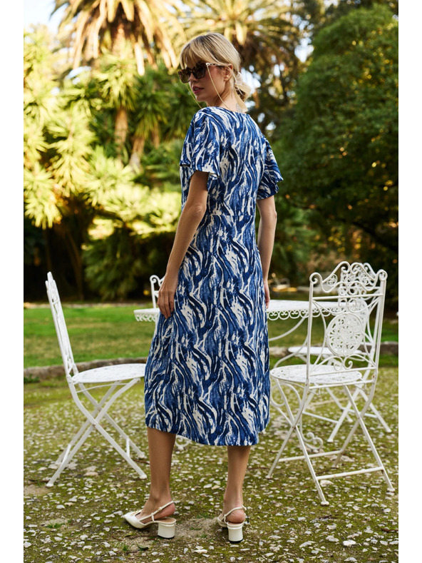 Moodo Дамска шарена рокля Moodo