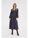 Moodo Дълги сини рокли с дълги ръкави Moodo