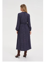 Moodo Дълги сини рокли с дълги ръкави Moodo
