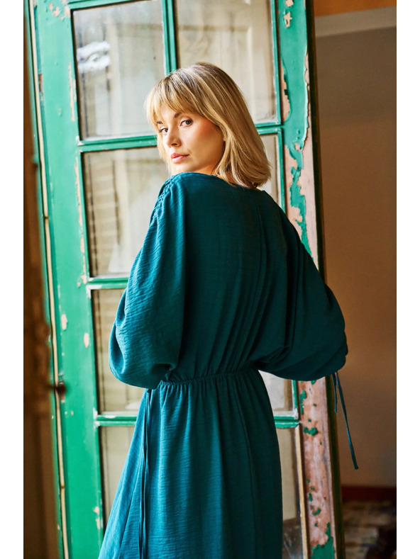 Moodo Дамски рокли Moodo - зелени