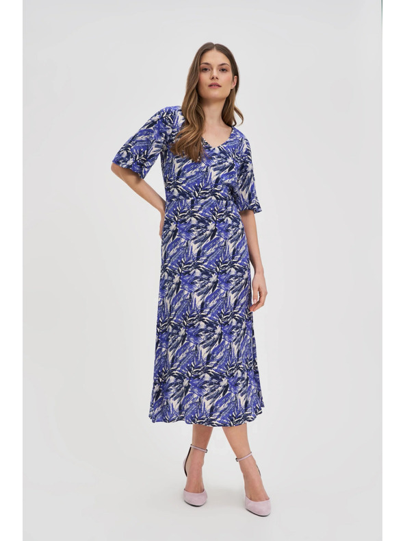 Moodo Дамски рокли Moodo - сини