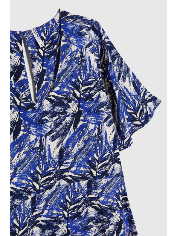 Moodo Дамски рокли Moodo - сини