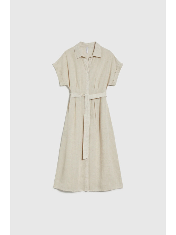 Moodo Дамски ризови рокли Moodo - бежови