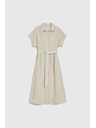 Moodo Дамски ризови рокли Moodo - бежови