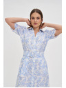 Moodo Дамски рокли Moodo - светло сини