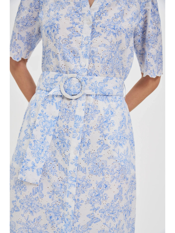 Moodo Дамски рокли Moodo - светло сини