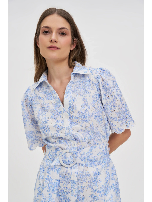 Moodo Дамски рокли Moodo - светло сини