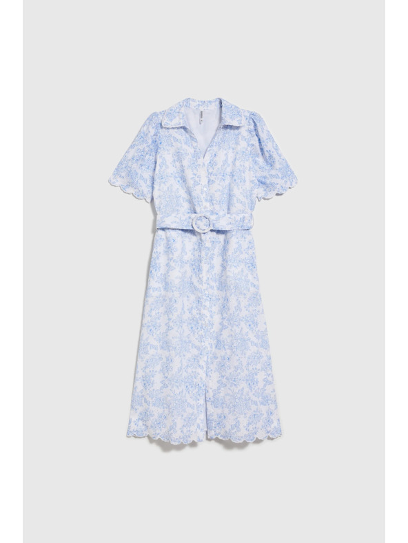 Moodo Дамски рокли Moodo - светло сини