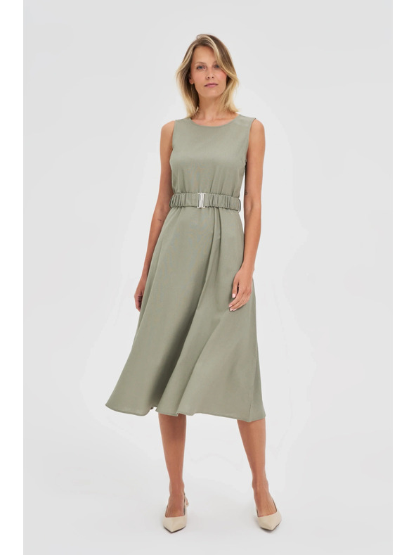 Moodo Дамски рокли Moodo - зелени