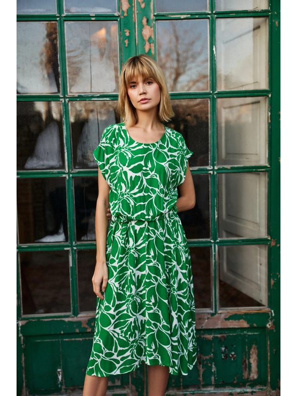 Moodo Дамски рокли Moodo - зелени