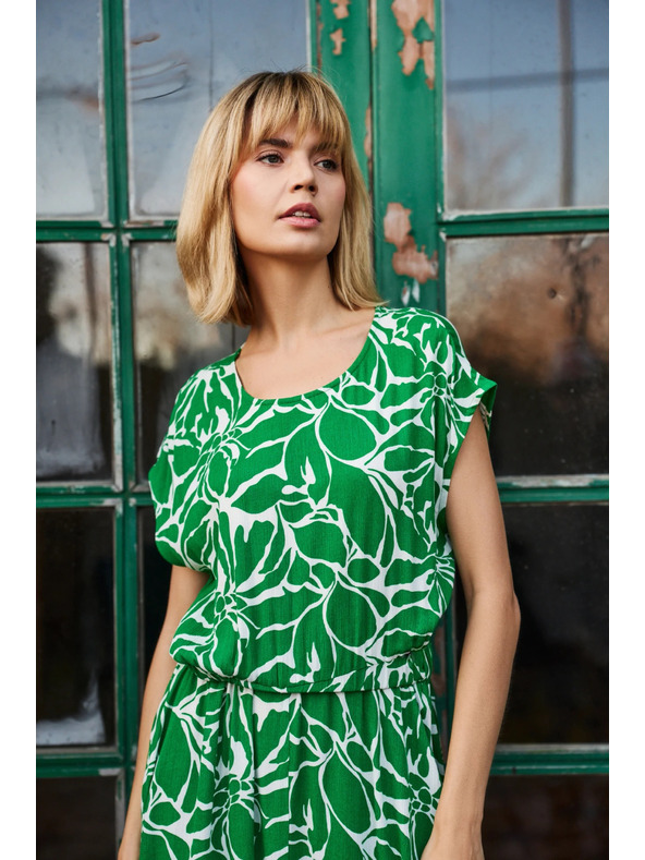 Moodo Дамски рокли Moodo - зелени