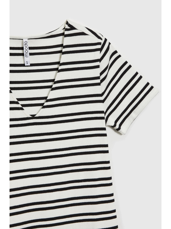 Moodo Дамска раирана рокля Moodo