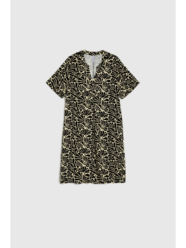 Moodo Дамска свободна щампована рокля Moodo