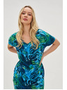Moodo Дамска рокля Moodo - тюркоазена