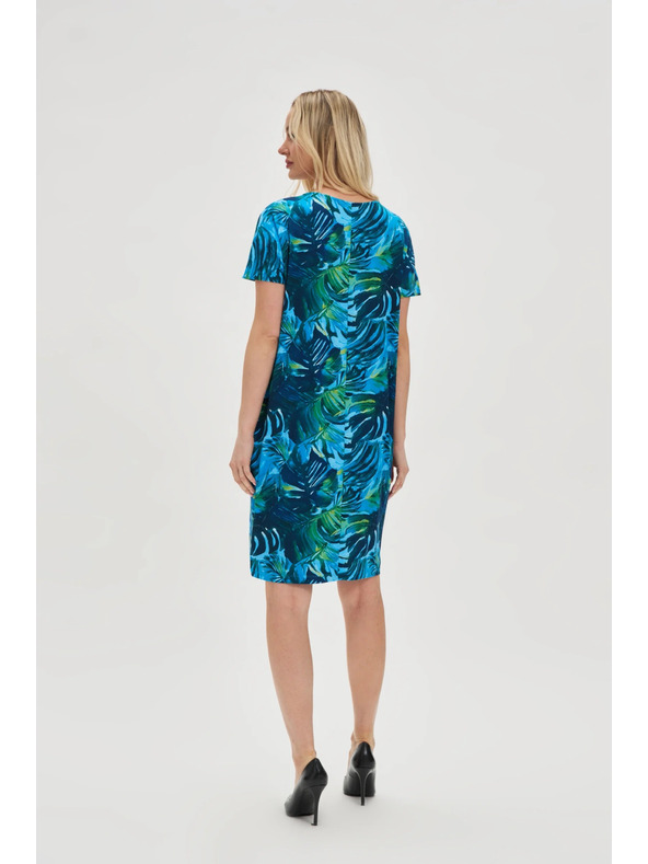 Moodo Дамска рокля Moodo - тюркоазена