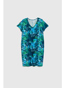 Moodo Дамска рокля Moodo - тюркоазена