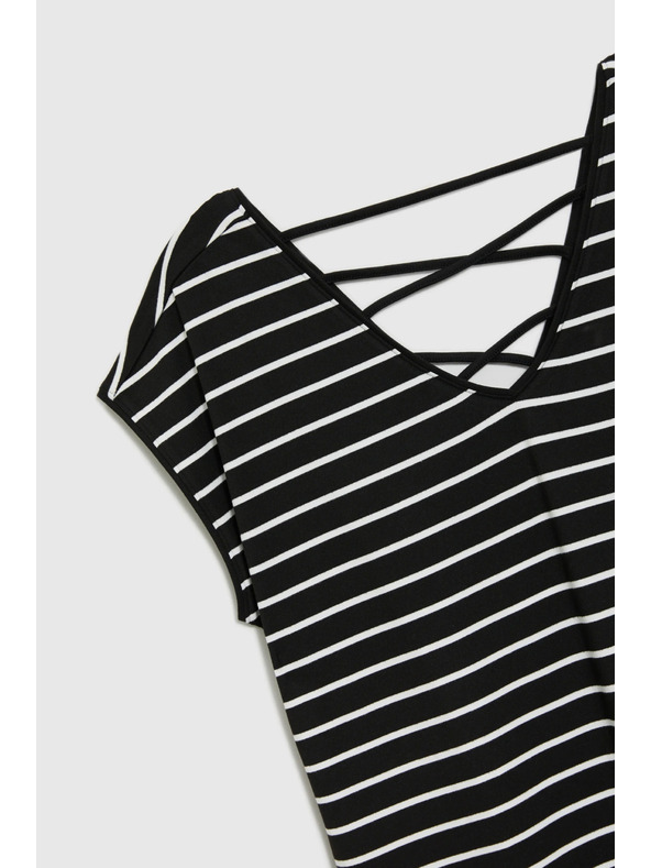 Moodo Дамска раирана рокля Moodo