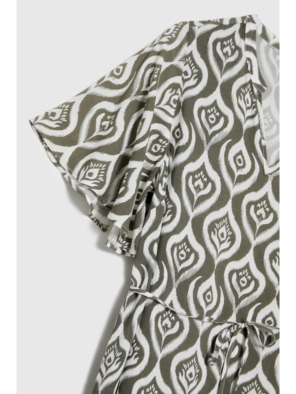 Moodo Дамска свободна щампована рокля Moodo