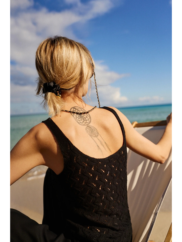 Moodo Дамски прозрачен потник