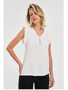 Moodo Дамска тениска Moodo – бяла