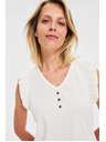 Moodo Дамска тениска Moodo – бяла