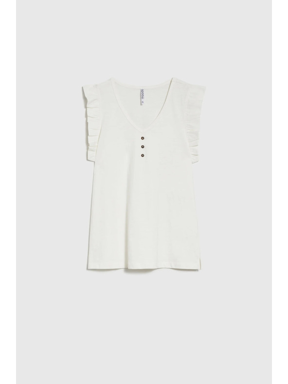 Moodo Дамска тениска Moodo – бяла