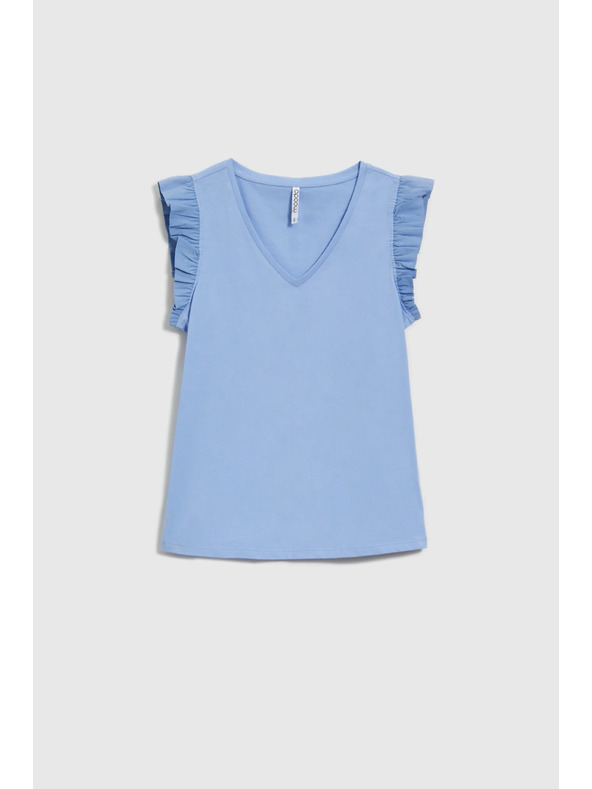 Moodo Дамска тениска Moodo с волани