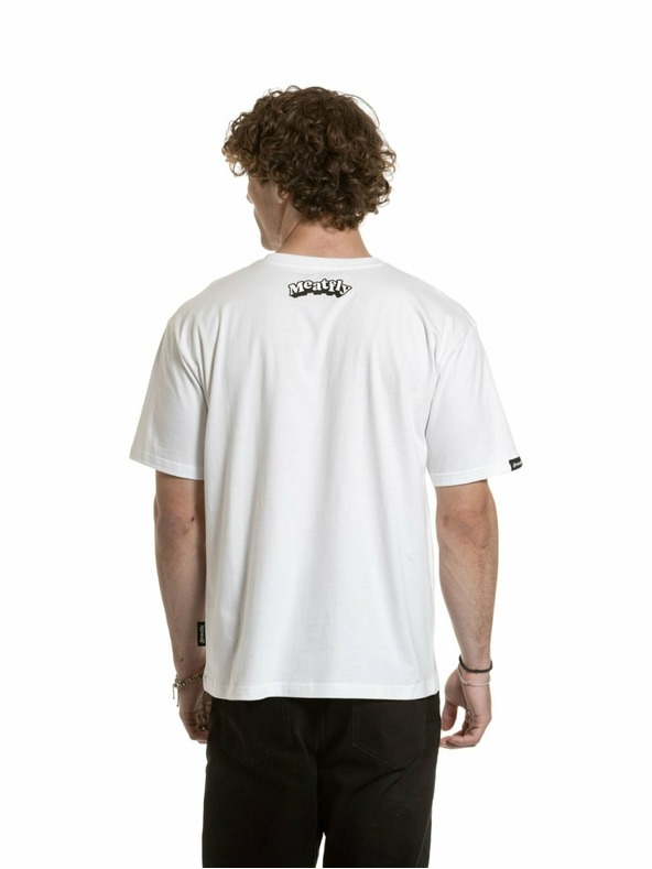 Meatfly Meatfly унисекс тениска Carter 30 Groove White