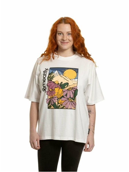 Meatfly Meatfly дамска тениска Vexey White Flowers
