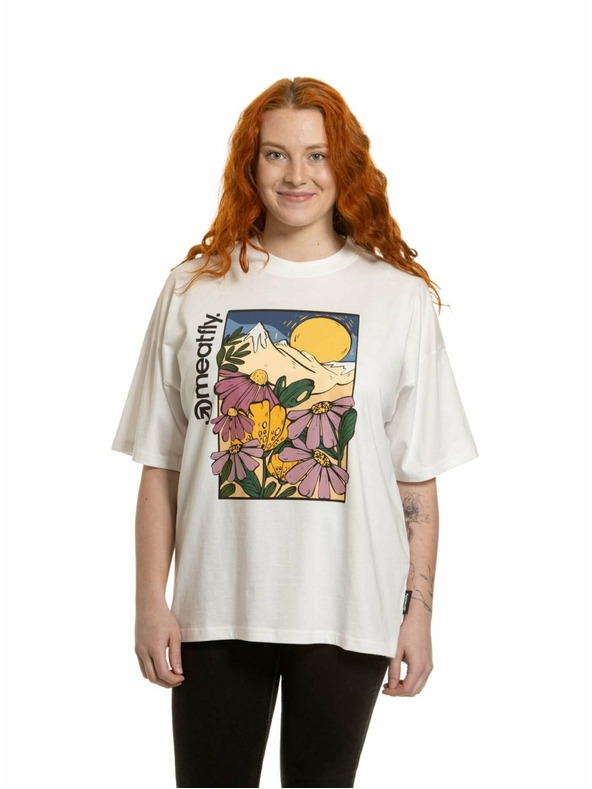 Meatfly Meatfly дамска тениска Vexey White Flowers