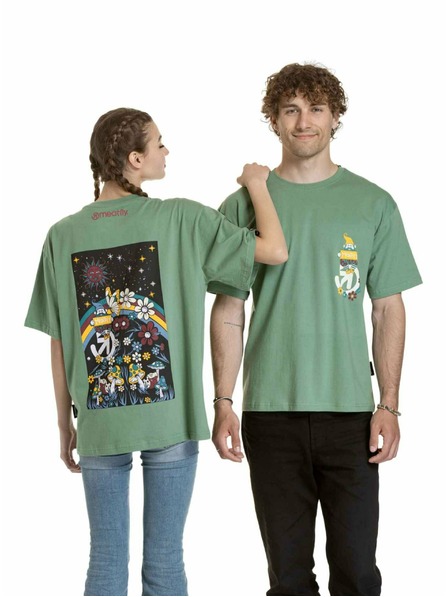 Meatfly Meatfly унисекс тениска Dwarf Hydge Green Dwarf