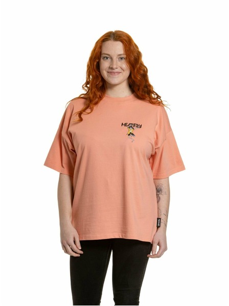 Meatfly Meatfly дамска тениска Vexey Coral Almond Skeleton