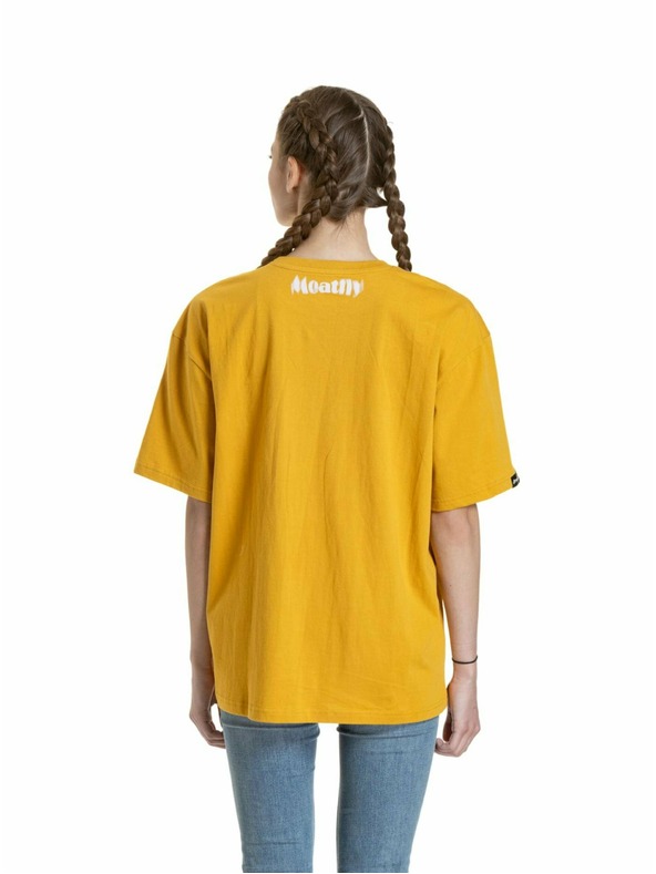 Meatfly Meatfly унисекс тениска Domes Gold Bronze Blured | Кафява