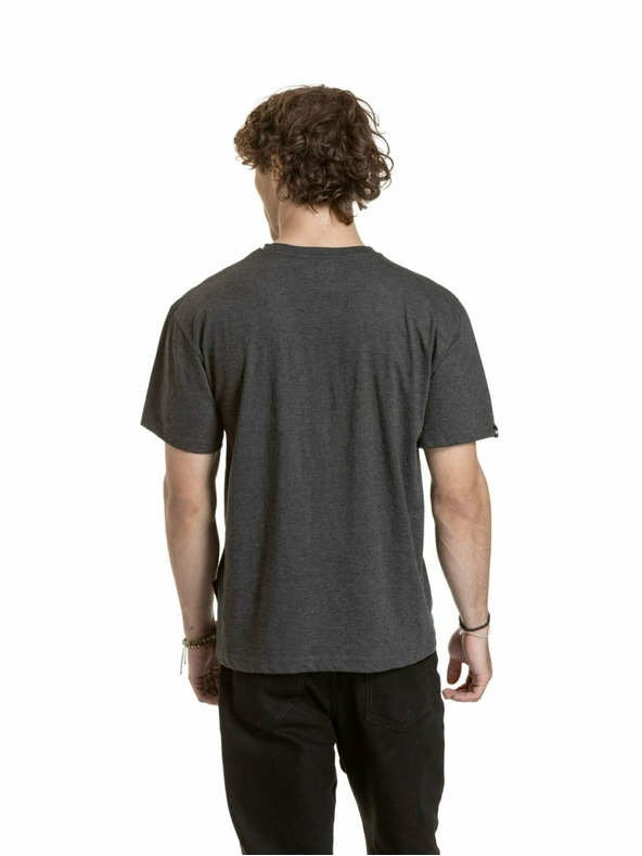 Meatfly Meatfly унисекс тениска Minimal Charcoal Heather | Сива