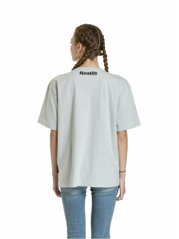 Meatfly Meatfly унисекс тениска Domes Stone Blured | Сива