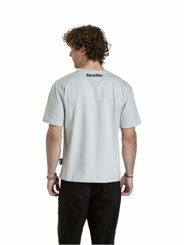Meatfly Meatfly унисекс тениска Domes Stone Blured | Сива
