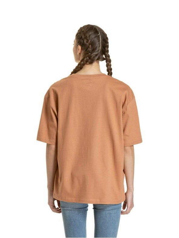 Meatfly Meatfly унисекс тениска Minimal Cork | Кафява