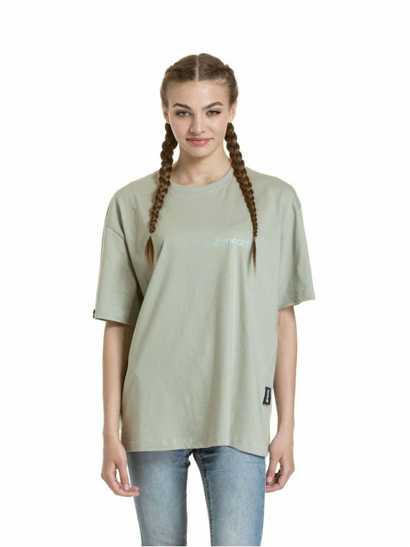 Meatfly Meatfly унисекс тениска Minimal Mossy Green