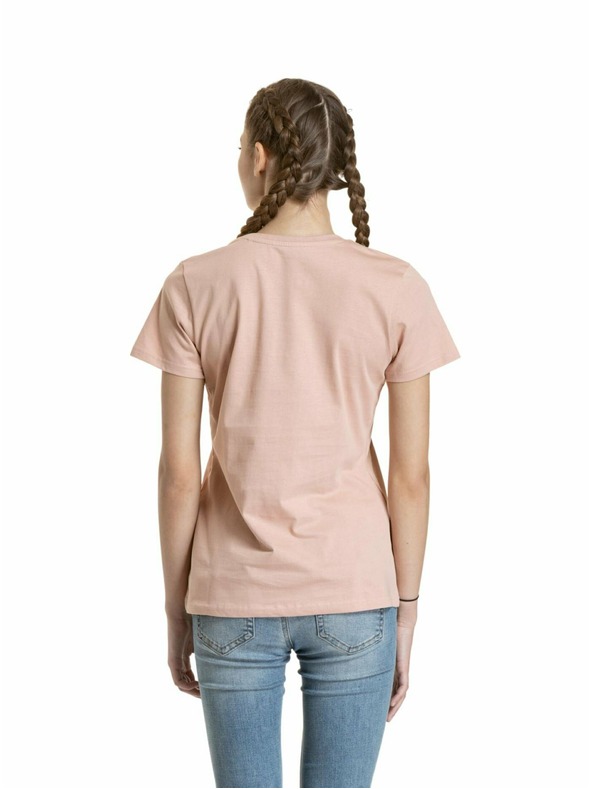 Meatfly Meatfly дамска тениска Ladies MF Logo Sepia Rose | Розова