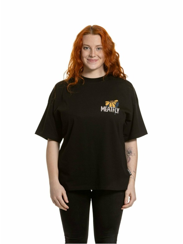 Meatfly Meatfly дамска тениска Vexey Black Flowers