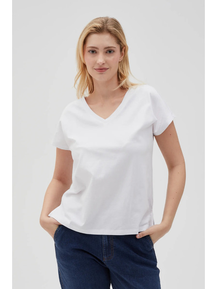 Moodo Дамска basic тениска Moodo – бяла