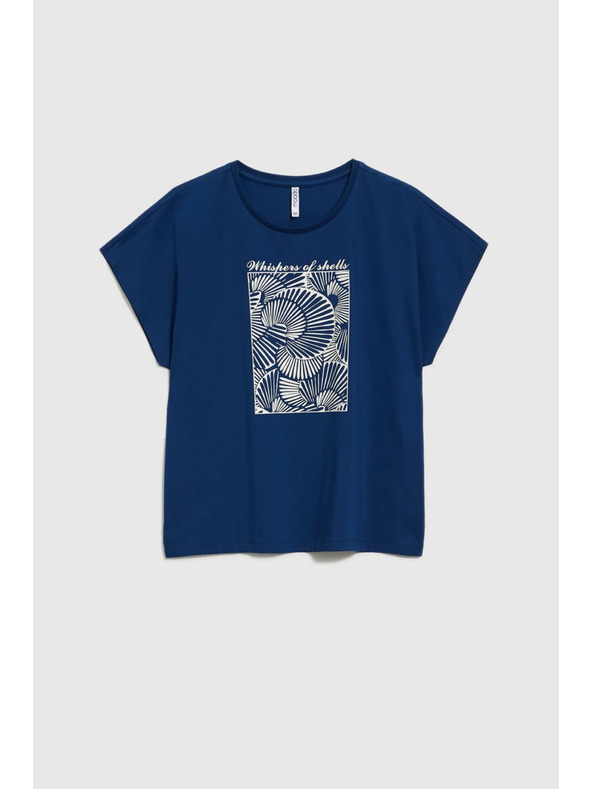 Moodo Дамска тениска Moodo – тъмносиня