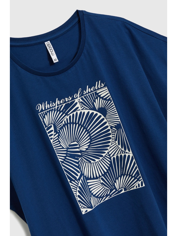 Moodo Дамска тениска Moodo – тъмносиня