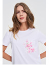 Moodo Бяла тениска с принт