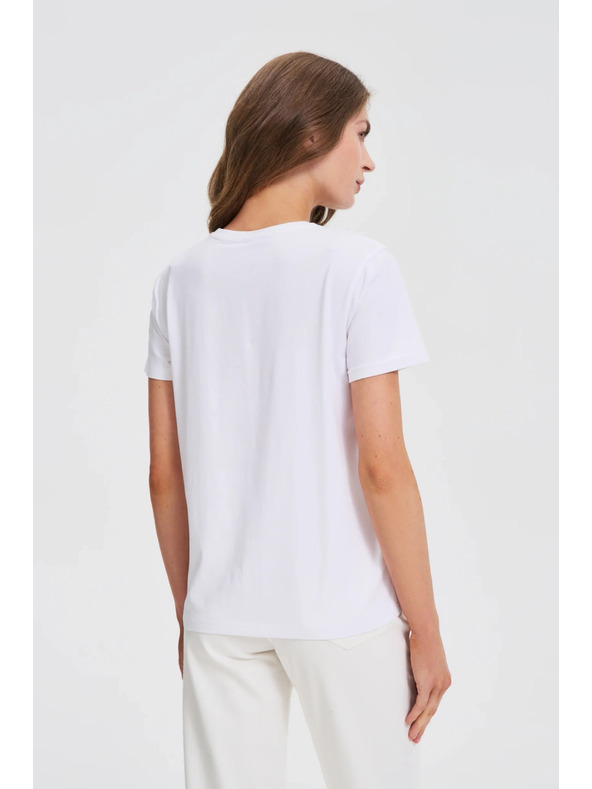 Moodo Бяла тениска с принт