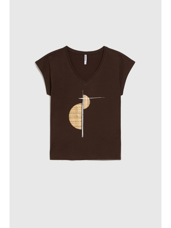 Moodo Дамска памучна тениска Moodo