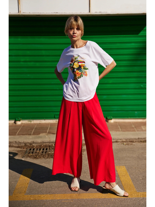 Moodo Дамска тениска Moodo – бяла