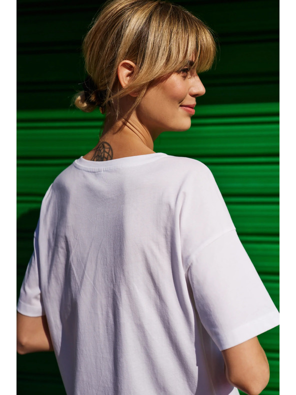 Moodo Дамска тениска Moodo – бяла