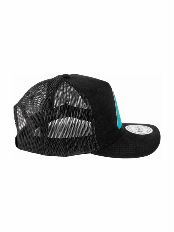 Meatfly Meatfly шапка с равна козирка Hawkye Trucker Black Peak | Черна |