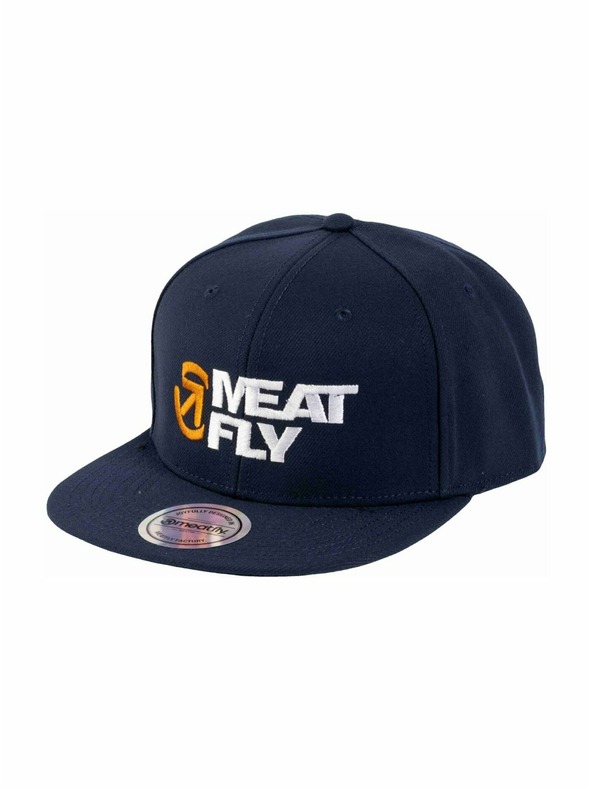 Meatfly Meatfly шапка с равна козирка Ness Snapback Petrol / White Revital | Бяла | Размер
